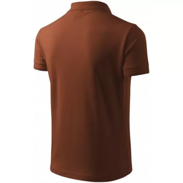  Tricou pentru bărbați cu guler MALFINI PIQUE POLO 203 CIOCOLATĂ 