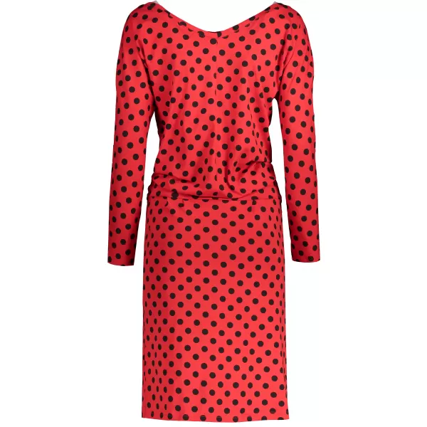  Rochie NUMOCO CRISTINA A189-8 ROȘU/NEGRU 