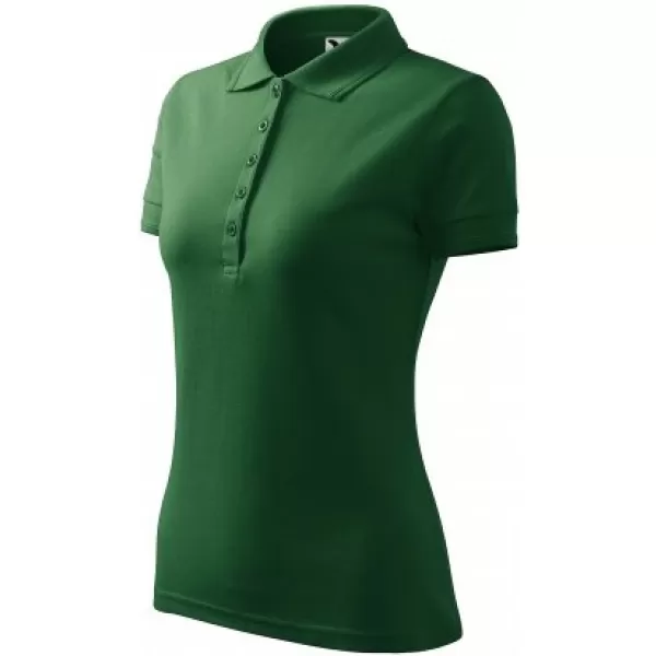  Tricou de damă cu guler MALFINI PIQUE POLO 210 VERDE STICLA 