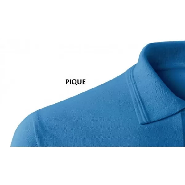  Tricou pentru bărbați cu guler MALFINI PIQUE POLO 203 ALBASTRU AZURIU 
