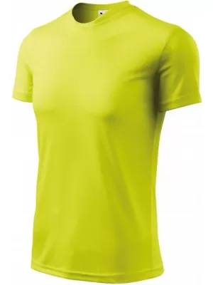 Tricou funcțional pentru bărbați MALFINI FANTASY 124 GALBEN NEON