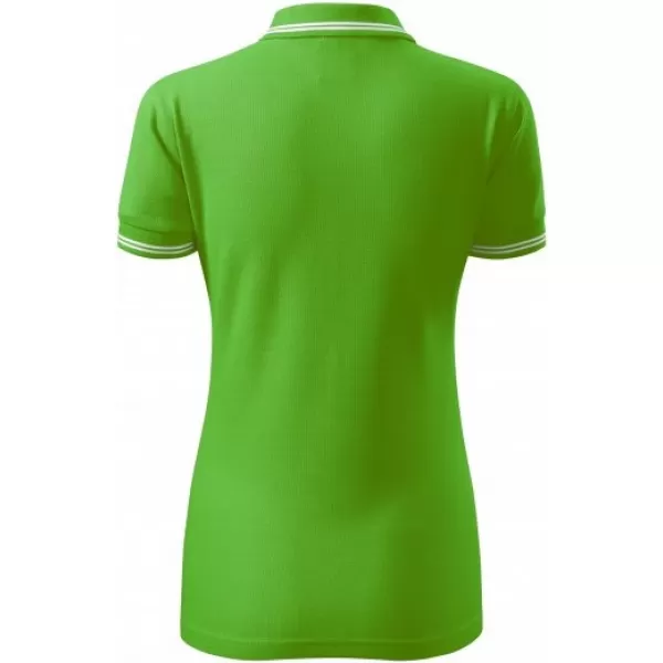  Tricou de damă cu guler MALFINI URBAN 220 VERDE MĂR 