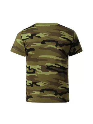 Tricou pentru copii MALFINI CAMOUFLAGE 149 VERDE DE CAMUFLAJ