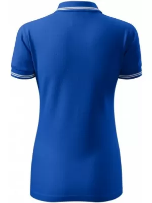 Tricou de damă cu guler MALFINI URBAN 220 ALBASTRU REGAL