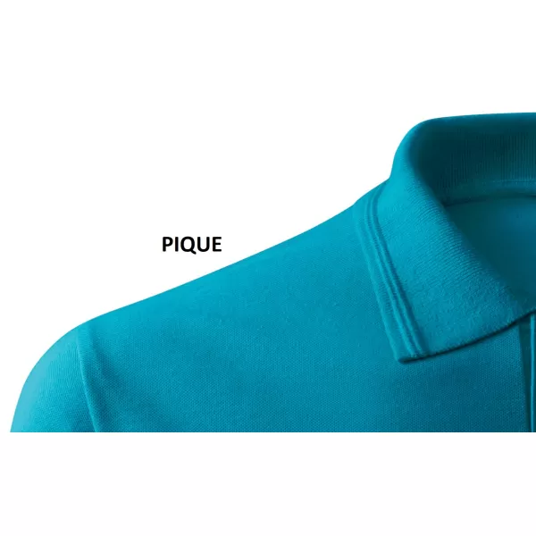  Tricou pentru bărbați cu guler MALFINI PIQUE POLO 203 TURCOAZ ÎNCHIS 
