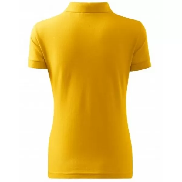  Tricou de damă cu guler MALFINI COTTON 213 CHIHLIMBAR 