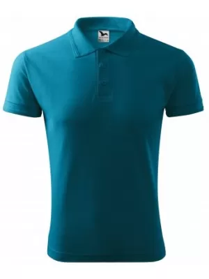 Tricou pentru bărbați cu guler MALFINI PIQUE POLO 203 TURCOAZ ÎNCHIS