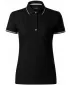 Tricou de damă cu guler MALFINI PREMIUM PERFECTION PLAIN 253 NEGRU