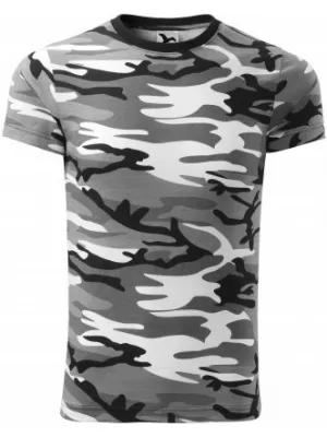 Tricou pentru bărbați MALFINI CAMOUFLAGE 144 GRI CAMUFLAJ