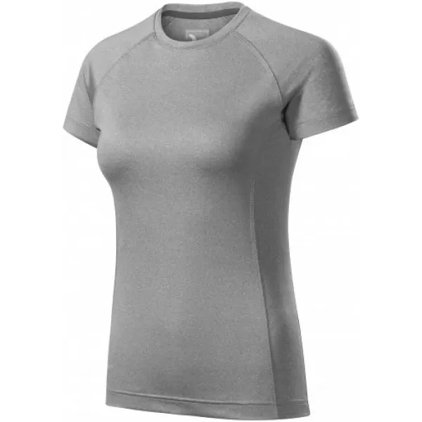  Tricou funcțional de damă MALFINI DESTINY 176 EVIDENȚIERI GRI ÎNCHIS 