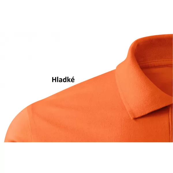  Tricou pentru bărbați cu guler MALFINI SINGLE J. 202 PORTOCALE 