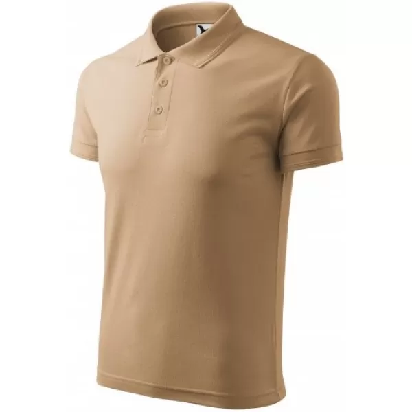  Tricou pentru bărbați cu guler MALFINI PIQUE POLO 203 NISIPOASĂ 