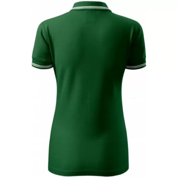  Tricou de damă cu guler MALFINI URBAN 220 VERDE STICLA 
