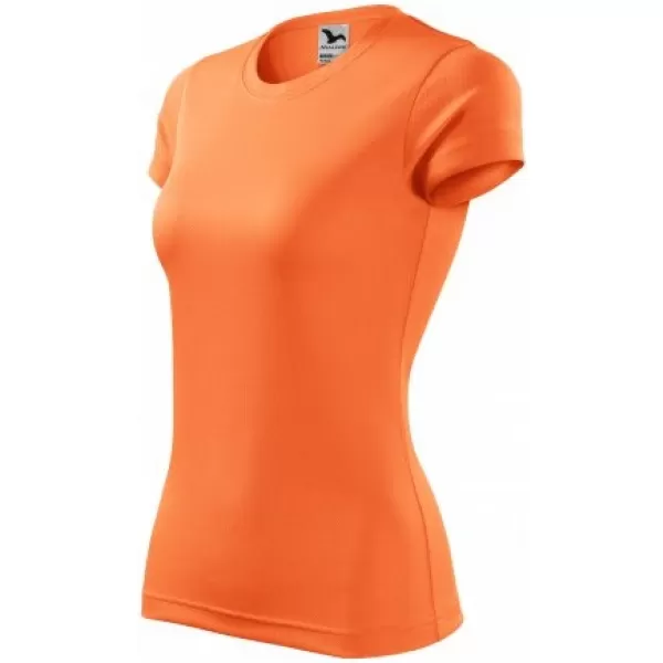  Tricou funcțional de damă MALFINI FANTASY 140 MANDARINA NEON 