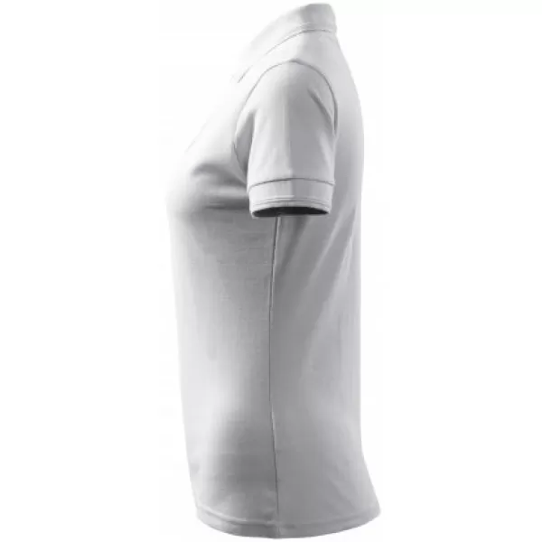  Tricou de damă cu guler MALFINI PIQUE POLO 210 ALB 