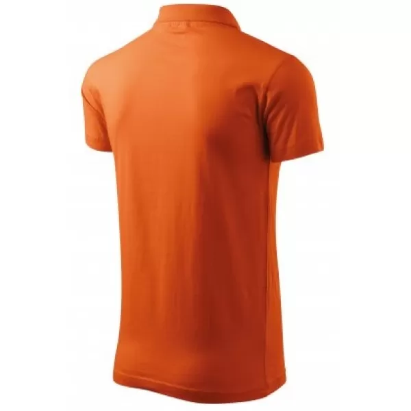  Tricou pentru bărbați cu guler MALFINI SINGLE J. 202 PORTOCALE 