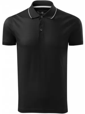 Tricou pentru bărbați cu guler MALFINI PREMIUM GRAND 259 NEGRU