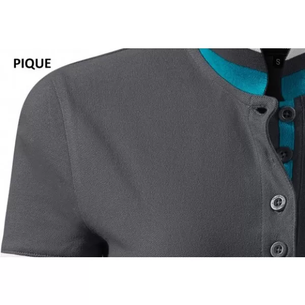  Tricou pentru bărbați cu guler MALFINI PREMIUM COLLAR UP 256 ANTRACIT DESCHIS 