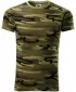Tricou pentru bărbați MALFINI CAMOUFLAGE 144 VERDE DE CAMUFLAJ