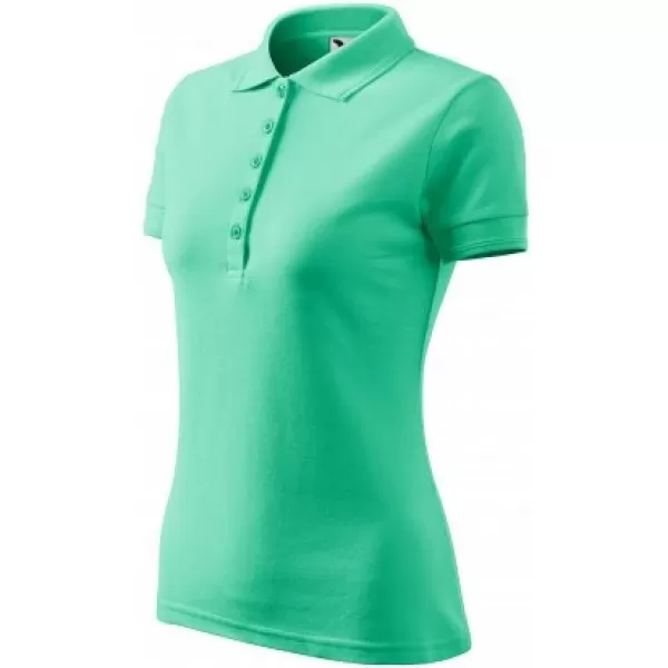  Tricou de damă cu guler MALFINI PIQUE POLO 210 MENTĂ 