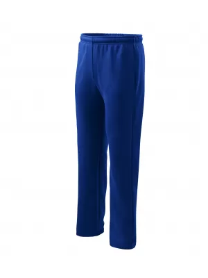 Pantaloni de trening pentru copii MALFINI COMFORT 607 ALBASTRU REGAL