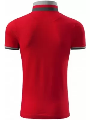 Tricou pentru bărbați cu guler MALFINI PREMIUM COLLAR UP 256 FORMULA ROSIE