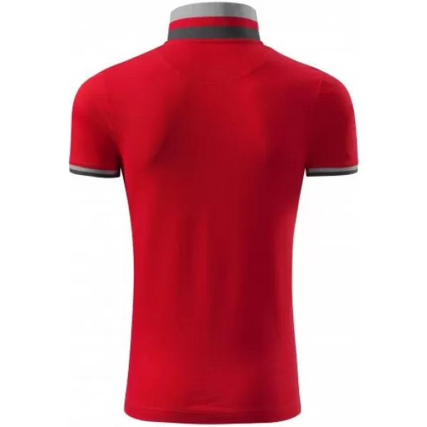  Tricou pentru bărbați cu guler MALFINI PREMIUM COLLAR UP 256 FORMULA ROSIE 