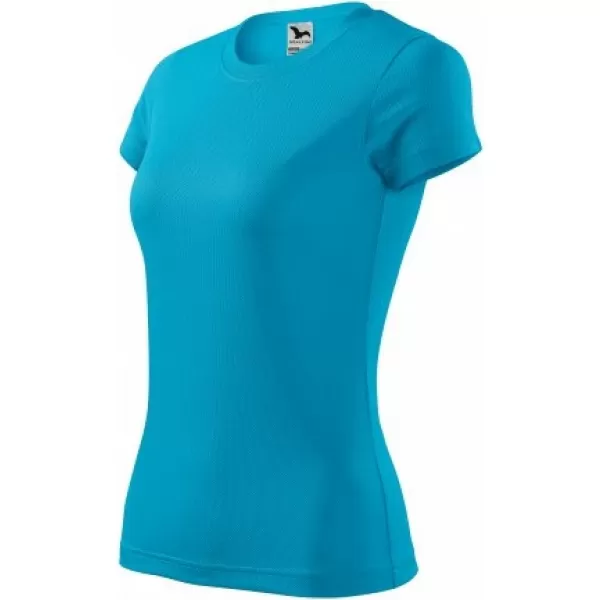  Tricou funcțional de damă MALFINI FANTASY 140 TURCOAZ 