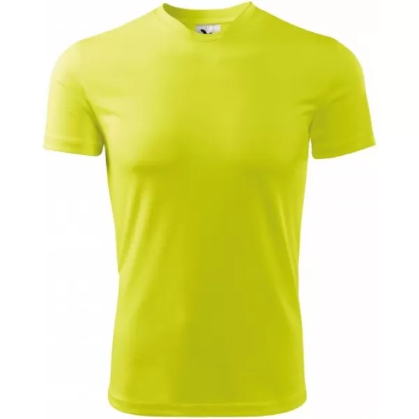  Tricou funcțional pentru bărbați MALFINI FANTASY 124 GALBEN NEON 