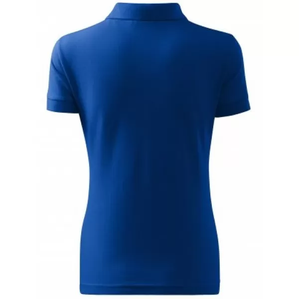  Tricou de damă cu guler MALFINI HEAVY 216 ALBASTRU REGAL 