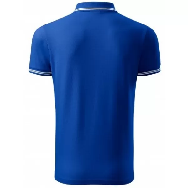  Tricou pentru bărbați cu guler MALFINI URBAN 219 ALBASTRU REGAL 