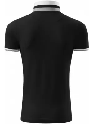 Tricou pentru bărbați cu guler MALFINI PREMIUM COLLAR UP 256 NEGRU