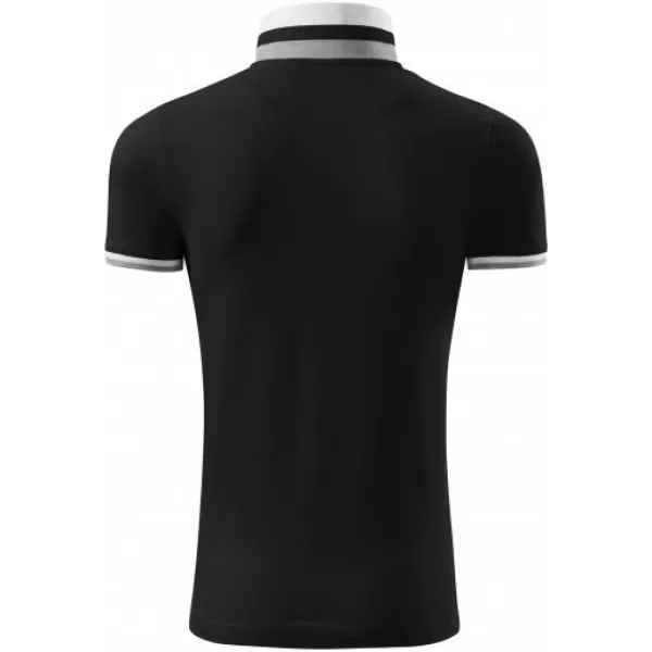  Tricou pentru bărbați cu guler MALFINI PREMIUM COLLAR UP 256 NEGRU 