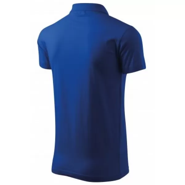  Tricou pentru bărbați cu guler MALFINI SINGLE J. 202 ALBASTRU REGAL 