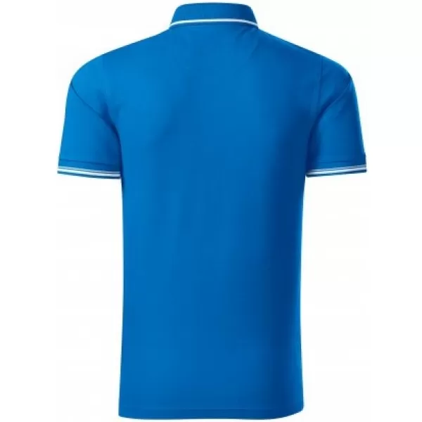  Tricou pentru bărbați cu guler MALFINI PREMIUM PERFECTION PLAIN 251 SNORKEL ALBASTRU 