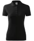 Tricou de damă cu guler MALFINI PIQUE POLO 210 NEGRU