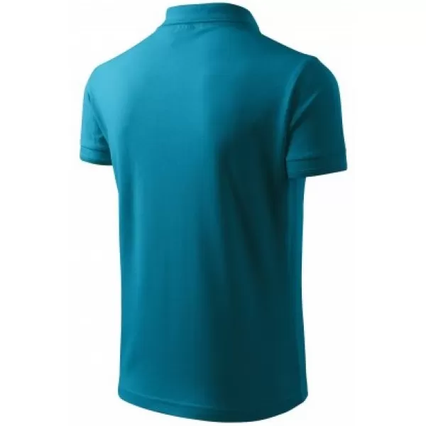  Tricou pentru bărbați cu guler MALFINI PIQUE POLO 203 TURCOAZ ÎNCHIS 