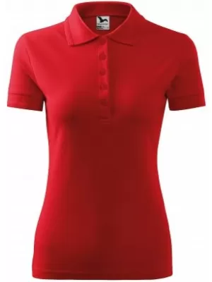 Tricou de damă cu guler MALFINI PIQUE POLO 210 ROŞU