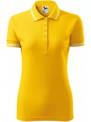 Tricou de damă cu guler MALFINI URBAN 220 CHIHLIMBAR