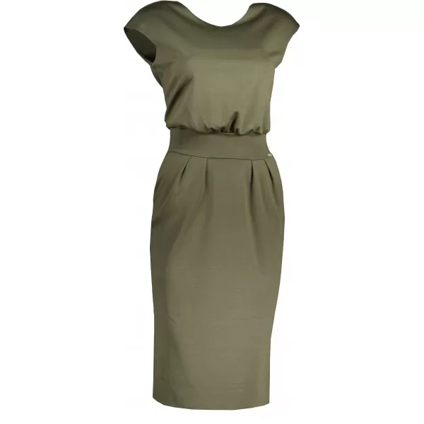  Rochie NUMOCO SARA A144-5 KAKI 
