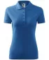 Tricou de damă cu guler MALFINI PIQUE POLO 210 ALBASTRU AZURIU