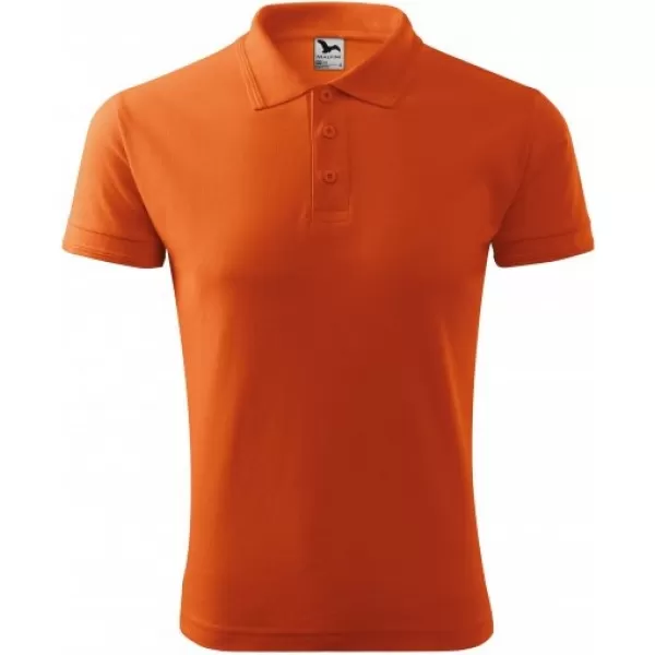  Tricou pentru bărbați cu guler MALFINI PIQUE POLO 203 PORTOCALE 