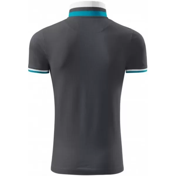  Tricou pentru bărbați cu guler MALFINI PREMIUM COLLAR UP 256 ANTRACIT DESCHIS 