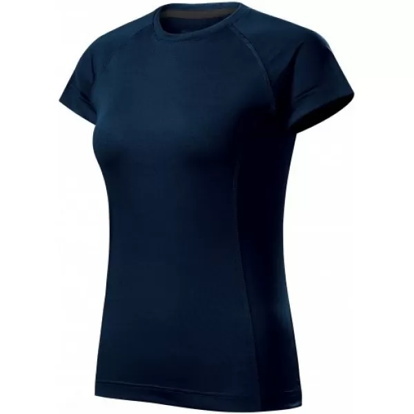  Tricou funcțional de damă MALFINI DESTINY 176 ALBASTRU MARIN 
