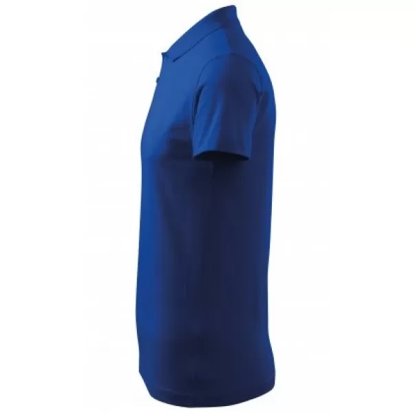  Tricou pentru bărbați cu guler MALFINI SINGLE J. 202 ALBASTRU REGAL 