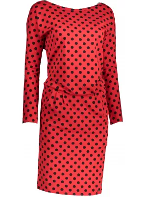 Rochie NUMOCO CRISTINA A189-8 ROȘU/NEGRU