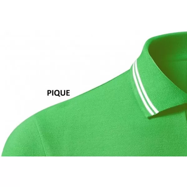  Tricou pentru bărbați cu guler MALFINI URBAN 219 VERDE MĂR 