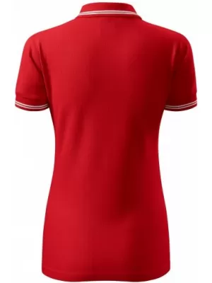 Tricou de damă cu guler MALFINI URBAN 220 ROŞU