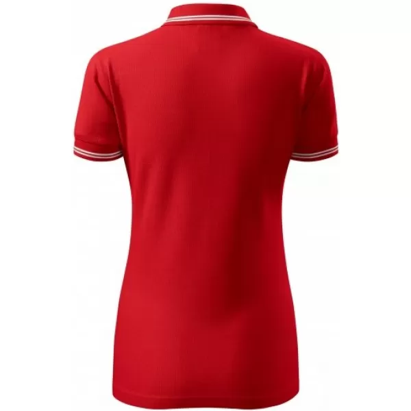  Tricou de damă cu guler MALFINI URBAN 220 ROŞU 