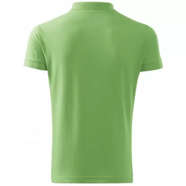  Tricou pentru bărbați cu guler MALFINI COTTON 212 IARBA VERDE 